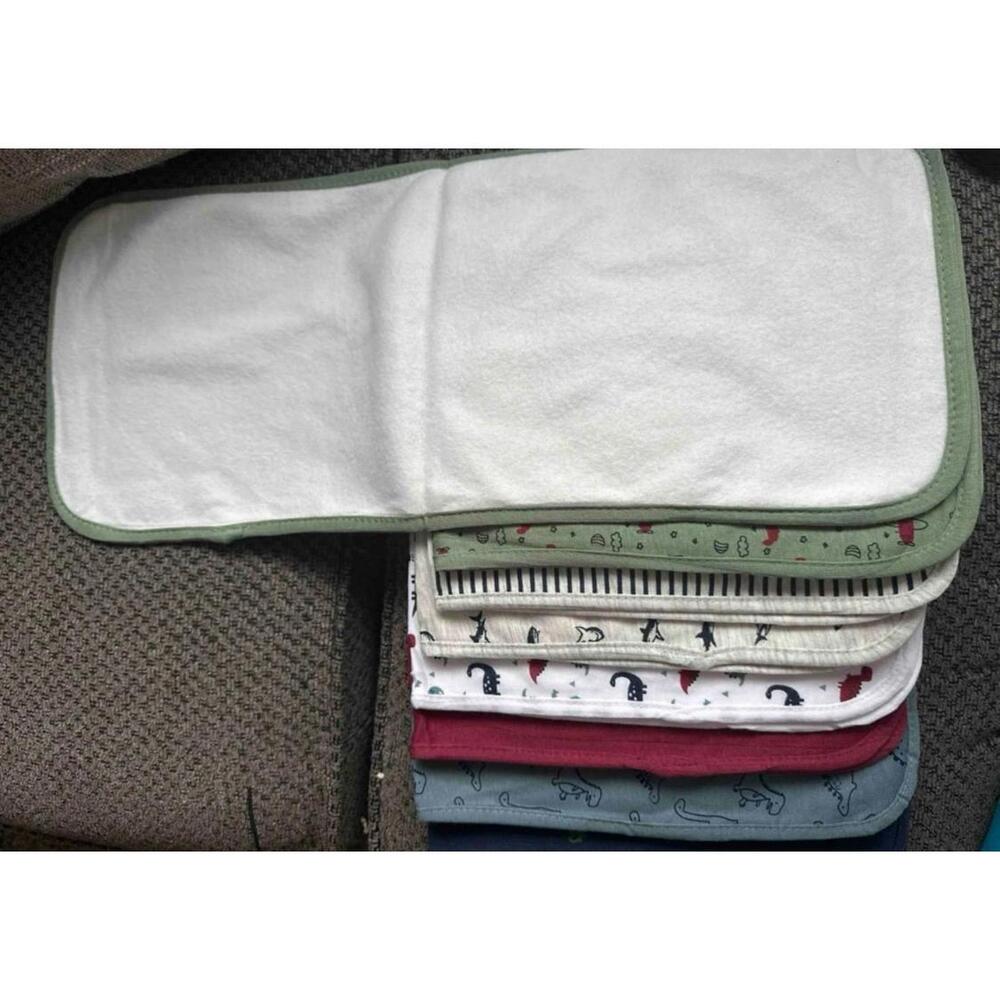 baby burp cloths - Picture 2 of 2